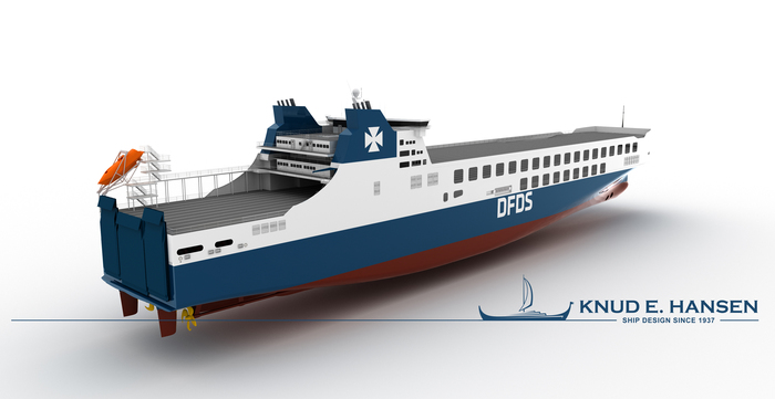 DFDS Seaways newbuild ro-ro (photo: DFDS Seaways/Knud E. Hansen)
